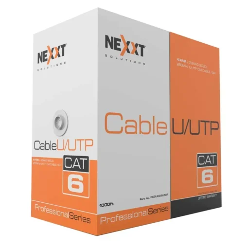 Nexxt Cable Al Por Mayor 305 M Utp Cat 6 Sin Halógenos, Sólido Gris PCGUCC6LZGR img-1