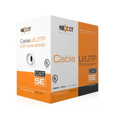 Nexxt Cable U/Utp Cat 5E Para Velocidades Giga, Con Revestimiento Tipo Cm (MPN AB355NXT32, Cables De Red) img-1
