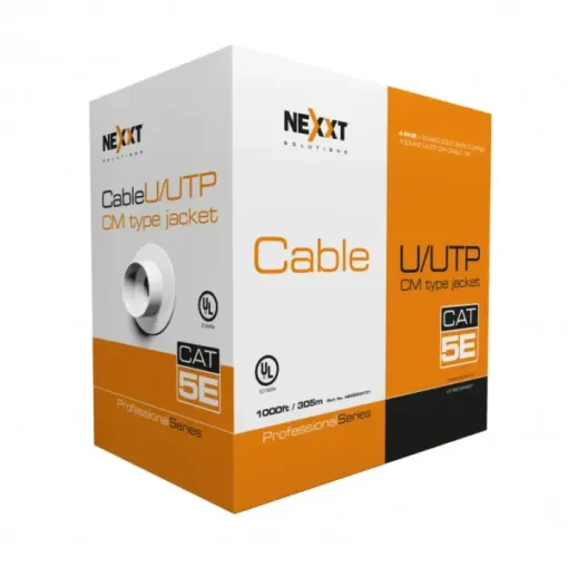 Nexxt Cable U/Utp Cat 5E Para Velocidades Giga, Con Revestimiento Tipo Cm AB355NXT31 img-1