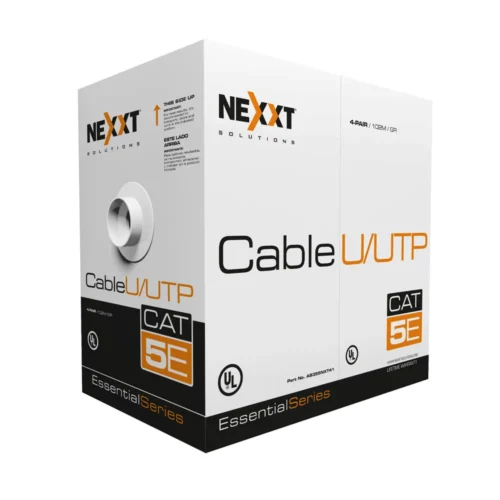Nexxt Essential Bobina Cat5e UTP GRIS Cable 25AWG CMX 100m AB355NXT41