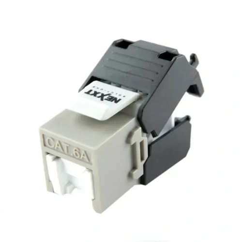 Keystone Jack Nexxt Cat6A, Sin Blindaje, Tipo 110, U/UTP (MPN NXK-UTG00, Adaptadores y Accesorios De Red) img-1