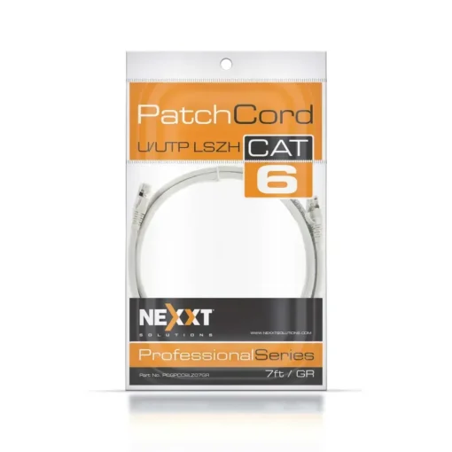 Nexxt Patch Cord Utp Categoria 6 Gris 2.1 Metros P/N PCGPCC6ALZ07GR img-1