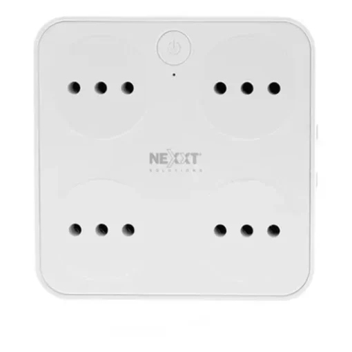 Protector Nexxt Sobretensión Wi-Fi 220V, 4 Salidas, Compatibilidad Alexa/Google (MPN NHP-T720, UPS (Sistema de Alimentación Ininterrumpida)) img-1