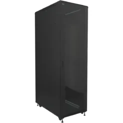 Rack Nexxt 42U Suelo, Acero Negro RAL 9005, Carga 800kg, Puertas Perforadas (MPN NPC-T42U61B, Racks) img-1