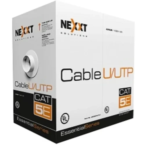 Nexxt Solutions Infrastructure Bulk Cable Utp 305 M Rj-45 Gris Cat5E 4 (MPN AB355NXT45, Cableado estructural) img-1