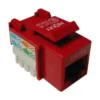 Conector Modular Nexxt RJ-45 Cat5e, Rojo, Fácil Instalación, (MPN AW110NXT13, Adaptadores y Accesorios De Red) img-1