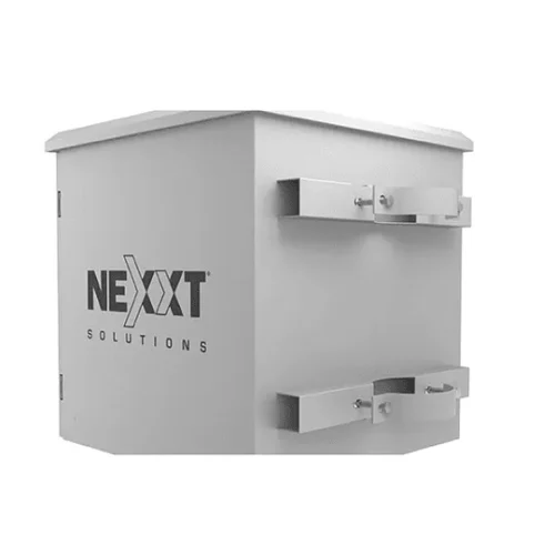 Nexxt Solutions Infrastructure Outdoor Pole Mount Cabinet Spcc Steel Light (MPN NPC-O12U66P, Racks) img-1