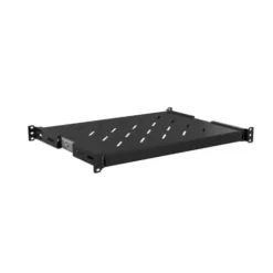 Nexxt Solutions Infrastructure Rack Mount Shelf 1U Adjustable 4Point NPS-4A1U3B