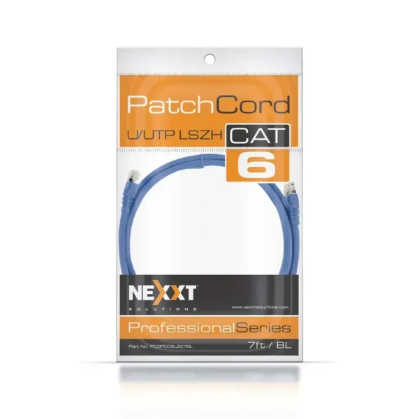 Nexxt Solutions Infrastructure Solutions Patch Cable Unshielded Twisted PCGPCC6ALZ07BL img-1