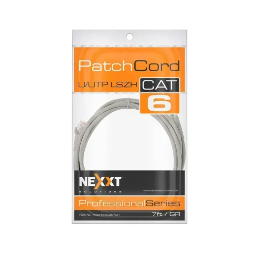 Nexxt Solutions Infrastructure Solutions Patch Cable Unshielded Twisted PCGPCC6LZ10GR img-1