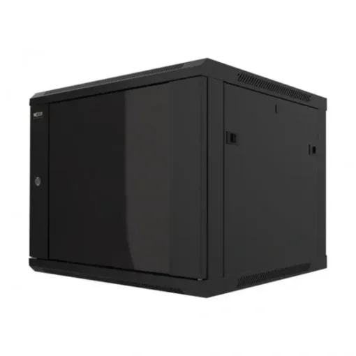 Rack Nexxt 15U, 60kg, Ventiladores Optativos, Puerta Vidrio, Negro (MPN NPC-F15U64B, Racks) img-1