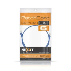 Nexxt Solutions Patch Cable Unshielded Twisted Pair (Utp) Azul Cat.6A 3Ft Lszh PCGPCC6ALZ03BL img-1