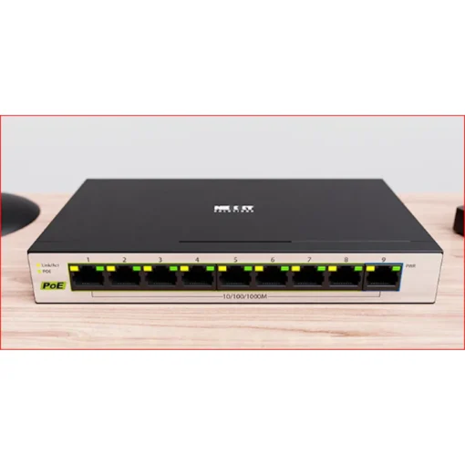 Nexxt Vertex V900P 9 Port PoE+ Switch Giga 60W NSW-V900P