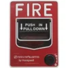 Notifier Pulsador De Alarma Contra Incendios Alambrico Rojo (MPN NBG-12LSP, Alarmas) img-1
