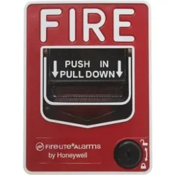 Notifier Pulsador De Alarma Contra Incendios Alambrico Rojo NBG-12LSP