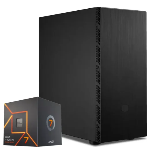 PC De Escritorio AMD Ryzen 7 7700, RTX 4060, 16GB DDR5, 500GB NVMe, WiFi 6 (MPN CE-003451, PC de Oficina Personalizado) img-1