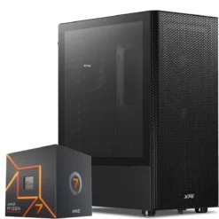 PC De Escritorio AMD Ryzen 7 7700, RTX 4060, 16GB DDR5, 500GB NVMe, WiFi 6 (MPN CE-003826, PC de Oficina Personalizado) img-1