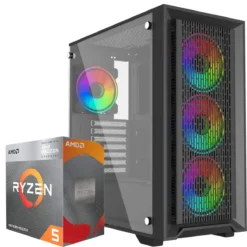 PC Gamer AMD Ryzen 5 4600G, 16GB RAM, 1TB SSD, 450W Bronze (MPN CE-001492, PC Gamer Personalizado) img-1