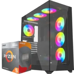 PC Gamer AMD Ryzen 5 4600G, 16GB RAM, 500GB SSD+ 1TB HDD, 800W Bronze (MPN CE-001493, PC Gamer Personalizado) img-1