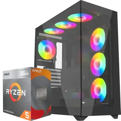 PC Gamer AMD Ryzen 5 4600G, 16GB RAM, 500GB SSD+ 1TB HDD, 800W Bronze (MPN CE-001493, PC Gamer Personalizado) img-1