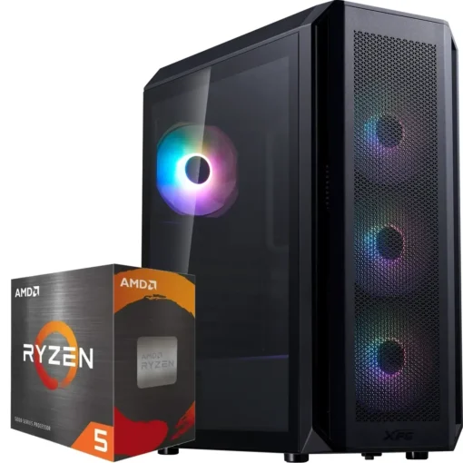 PC Gamer AMD Ryzen 5 5500, RTX 5060 Ti 8GB, 16GB RAM, 1TB NVMe, WiFi + BT (MPN CE-007514, PC Gamer Personalizado) img-1