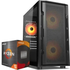 PC Gamer AMD Ryzen 5 4600G, RTX 4060, 32GB RAM, 500GB NVMe 4.0, WiFi 5 CE-002461