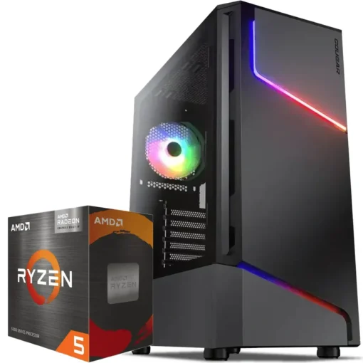 PC Gamer AMD Ryzen 5 5600GT, 16GB RAM, 500GB NVMe, WiFi 5, 650W Bronze (MPN CE-003050, PC Gamer Personalizado) img-1