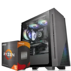 PC Gamer AMD Ryzen 5 5600X, RTX 3050, 16GB RAM, 500GB SSD PCIe 4.0, Wi-Fi (MPN CE-000197, PC Gamer Personalizado) img-1
