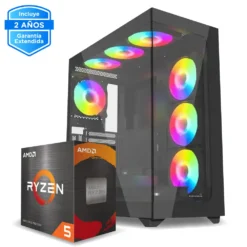 PC Gamer AMD Ryzen 5 5600X, RTX 3060, 32GB RAM, 1TB SSD, WiFi 6 CE-001633 img-1