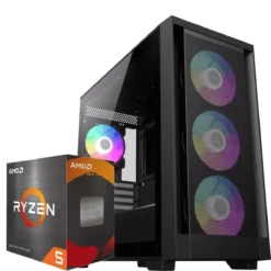 PC Gamer AMD Ryzen 5 5600X, RTX 3060, 32GB RAM, 2TB SSD, WiFi 5 (MPN CE-001367, PC Gamer Personalizado) img-1