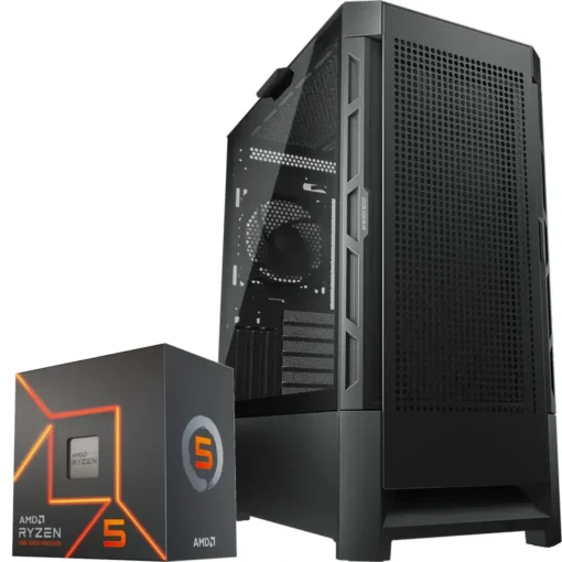 PC Gamer AMD Ryzen 5 7600, RTX 4070 Super, 32GB RAM, 1TB NVMe, WiFi 6 (MPN CE-002928, PC Gamer Personalizado) img-1