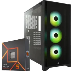 PC Gamer AMD Ryzen 5 7600X, RTX 4060 Ti, 16GB RAM DDR5, 1TB SSD, WiFi 6 (MPN CE-000659, PC Gamer Personalizado) img-1