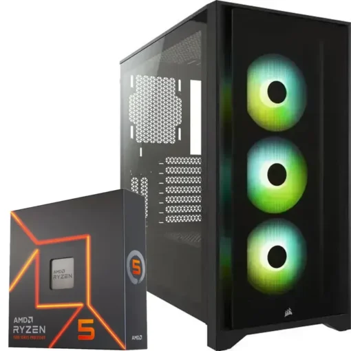 PC Gamer AMD Ryzen 5 7600X, RTX 4060 Ti, 16GB RAM DDR5, 1TB SSD, WiFi 6 (MPN CE-000659, PC Gamer Personalizado) img-1