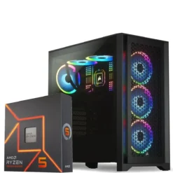 PC Gamer AMD Ryzen 5 7600X, RTX 4060 Ti, 32GB RAM, 1TB SSD NVMe, WiFi 6 (MPN CE-000908, PC Gamer Personalizado) img-1