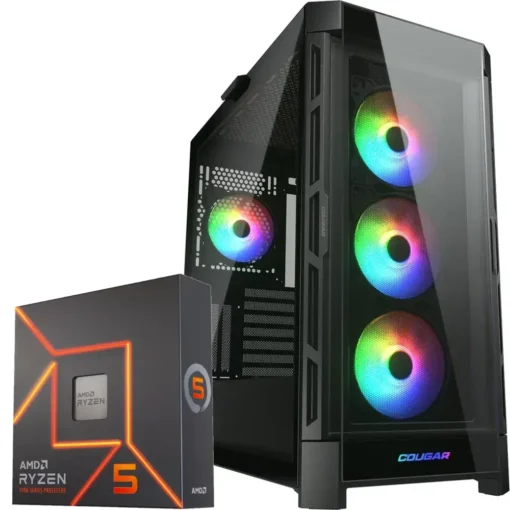 PC Gamer AMD Ryzen 5 7600X, RTX 4070 Super, 16GB RAM, 1TB NVMe, WiFi 6E CE-002397 img-1