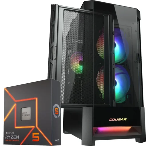 PC Gamer AMD Ryzen 5 7600X, RX 7700 XT, 64GB RAM, 1TB NVMe, 750W Bronze (MPN CE-003346, PC Gamer Personalizado) img-1