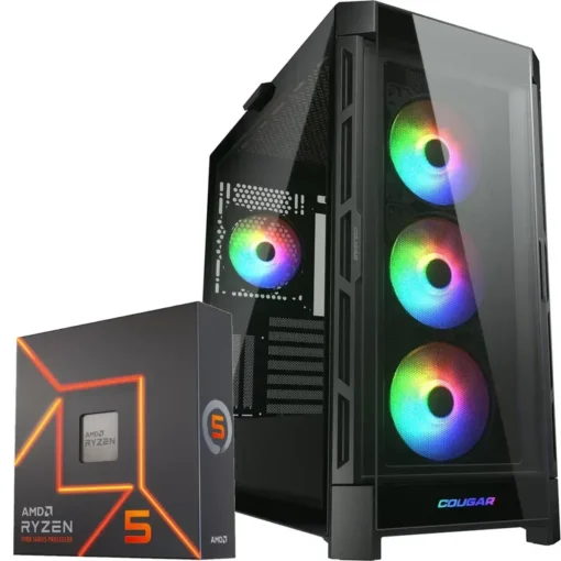 PC Gamer AMD Ryzen 5 7600X, RX 7800 XT, 32GB RAM, 1TB NVMe, WiFi 7 (MPN CE-002867, PC Gamer Personalizado) img-1