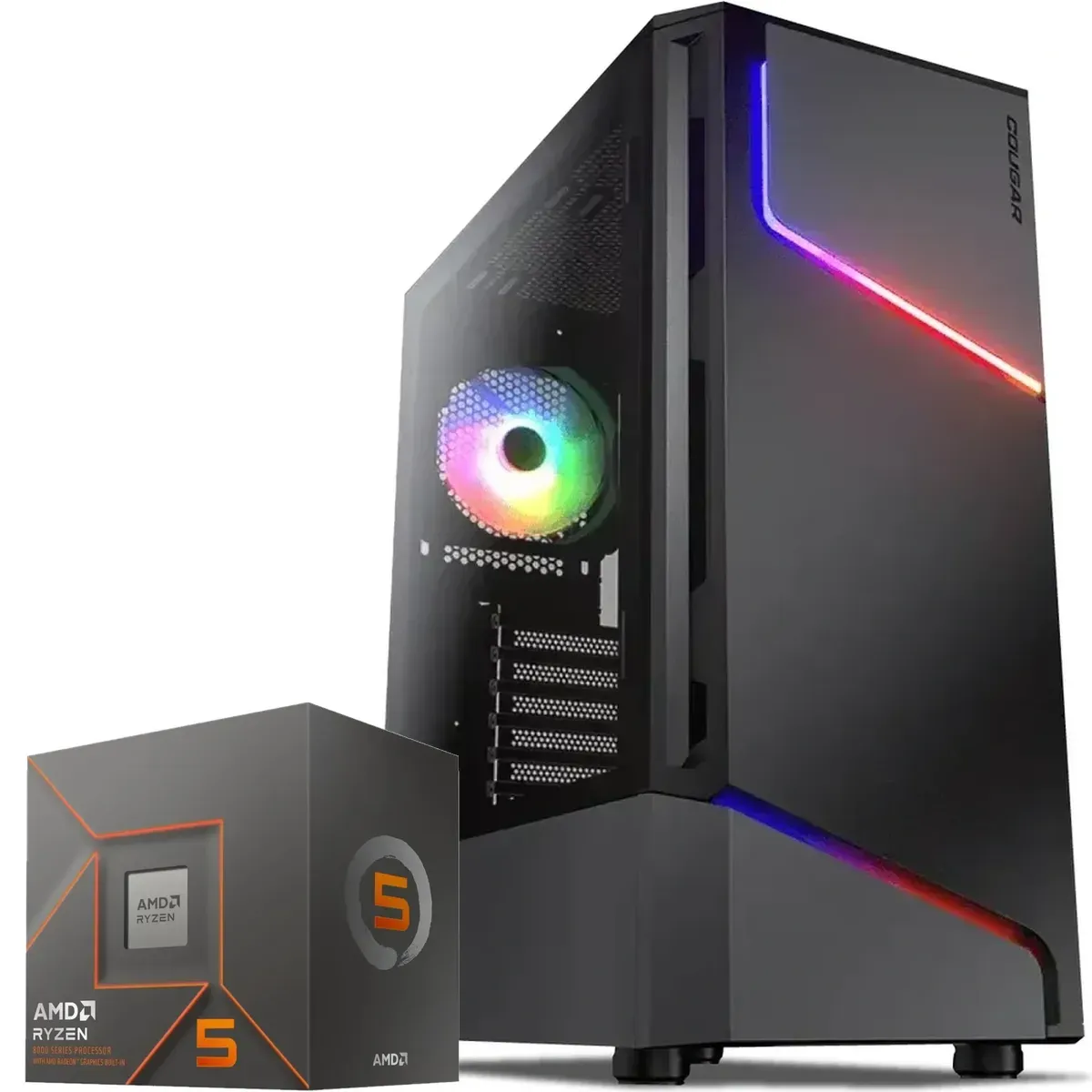 PC Gamer AMD Ryzen 5 8500G, 16GB RAM, 500GB NVMe (MPN CE-009031, PC Gamer Personalizado) img-1