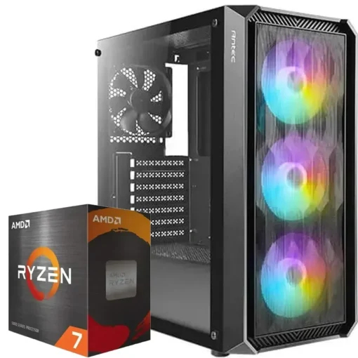 PC Gamer AMD Ryzen 7 5700, RTX 4060, 32GB RAM, 500GB SSD NVMe (MPN CE-001242, PC Gamer Personalizado) img-1