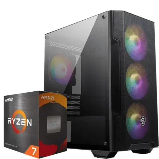 PC Gamer AMD Ryzen 7 5700, RTX 5060 Ti, 16GB RAM, 1TB NVMe, WiFi (MPN CE-004793, PC Gamer Personalizado) img-1