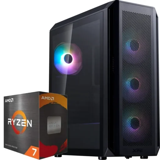 PC Gamer AMD Ryzen 7 5700, RTX 5060 Ti 8GB, 32GB RAM, 1TB NVMe, WiFi + BT (MPN CE-007512, PC Gamer Personalizado) img-1