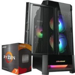 PC Gamer AMD Ryzen 7 5700X, RTX 3060, 16GB RAM, 1TB NVMe (MPN CE-003440, PC Gamer Personalizado) img-1