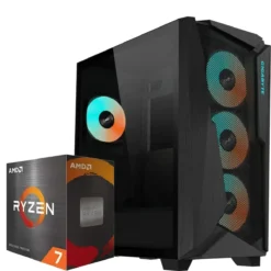 PC Gamer AMD Ryzen 7 5700X, RTX 4060 Ti, 16GB RAM, 500GB SSD PCIe 4.0, WiFi (MPN CE-000495, PC Gamer Personalizado) img-1