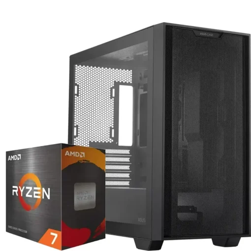 PC Gamer AMD Ryzen 7 5700X, RX 9070 XT, 32GB RAM, 1TB NVMe, WiFi 5 (MPN CE-003773, PC Gamer Personalizado) img-1