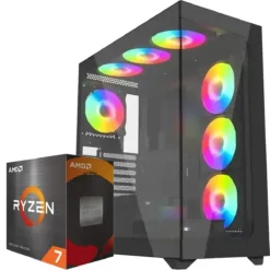 PC Gamer AMD Ryzen 7 5800X, RTX 4070 Super, 16GB RAM, 500GB NVMe, WiFi 6 (MPN CE-001494, PC Gamer Personalizado) img-1