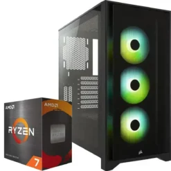 PC Gamer AMD Ryzen 7 5800X, RX 7700 XT, 64GB RAM, 2TB SSD NVMe, WiFi 6 (MPN CE-000927, PC Gamer Personalizado) img-1