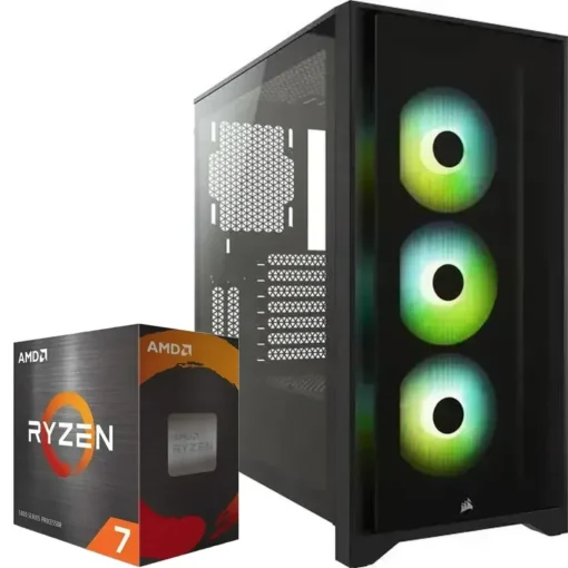 PC Gamer AMD Ryzen 7 5800X, RX 7700 XT, 64GB RAM, 2TB SSD NVMe, WiFi 6 (MPN CE-000927, PC Gamer Personalizado) img-1