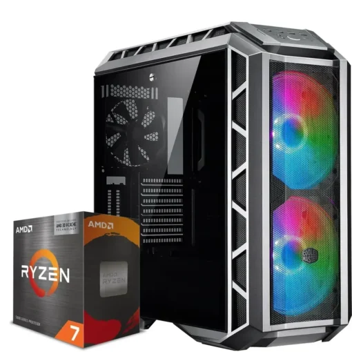 PC Gamer AMD Ryzen 7 5800X3D, RTX 3060, 16GB RAM, SSD 512GB PCIe 4.0 + 2TB HDD (MPN CE-000172, PC Gamer Personalizado) img-1