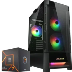 PC Gamer AMD Ryzen 7 7700, RTX 3060 12GB, 32GB RAM, 1TB NVMe, WiFi 6 (MPN CE-003813, PC Gamer Personalizado) img-1
