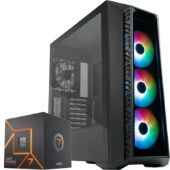 PC Gamer AMD Ryzen 7 7700, RTX 4070, 32GB RAM, 1TB SSD NVMe, WiFi 6, 700W (MPN CE-000764, PC Gamer Personalizado) img-1